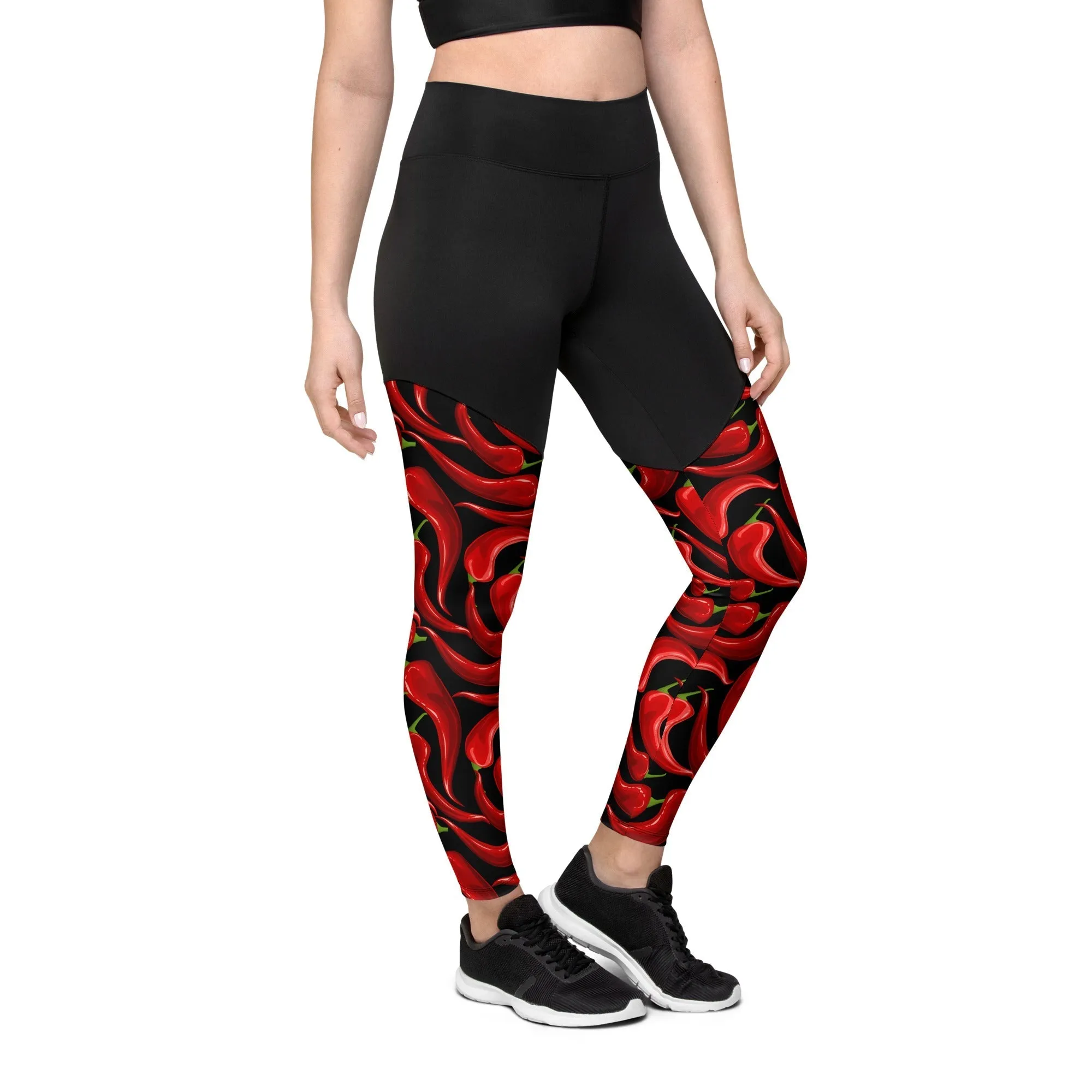 Chilli Pepper Compression Leggings