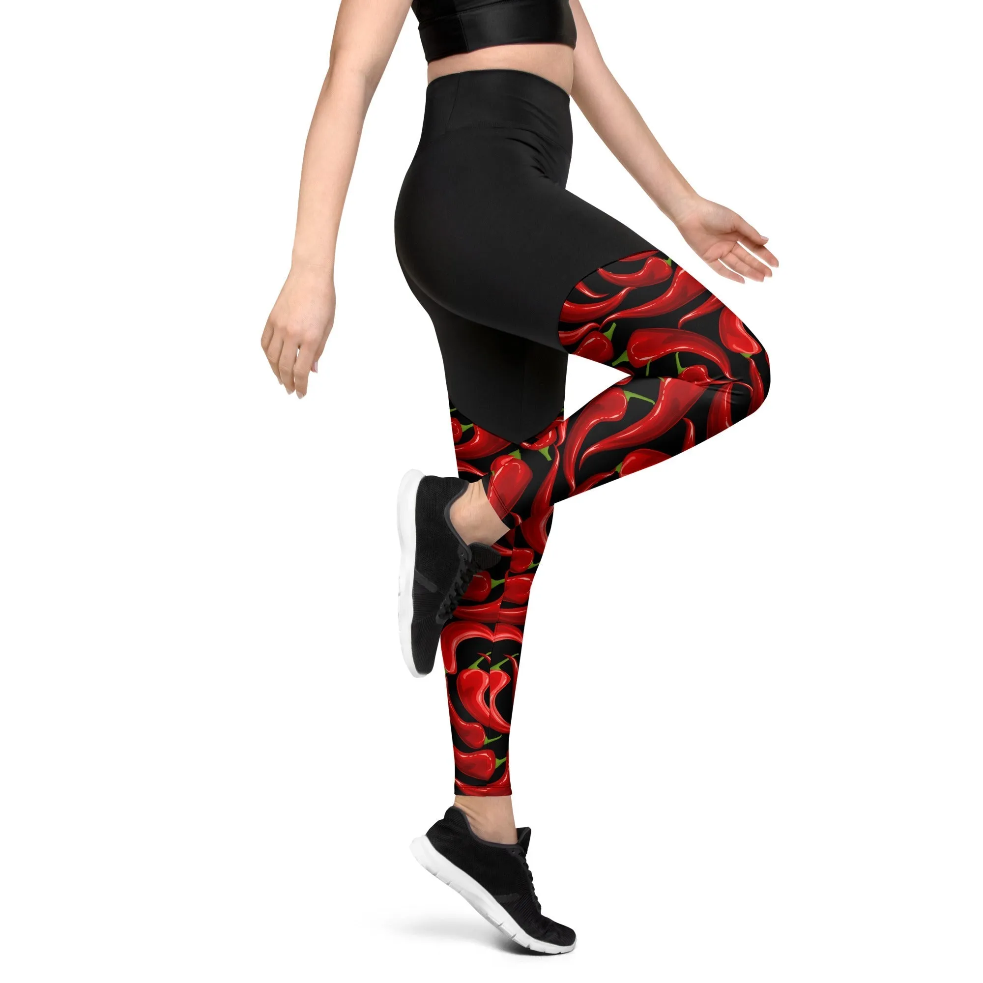 Chilli Pepper Compression Leggings