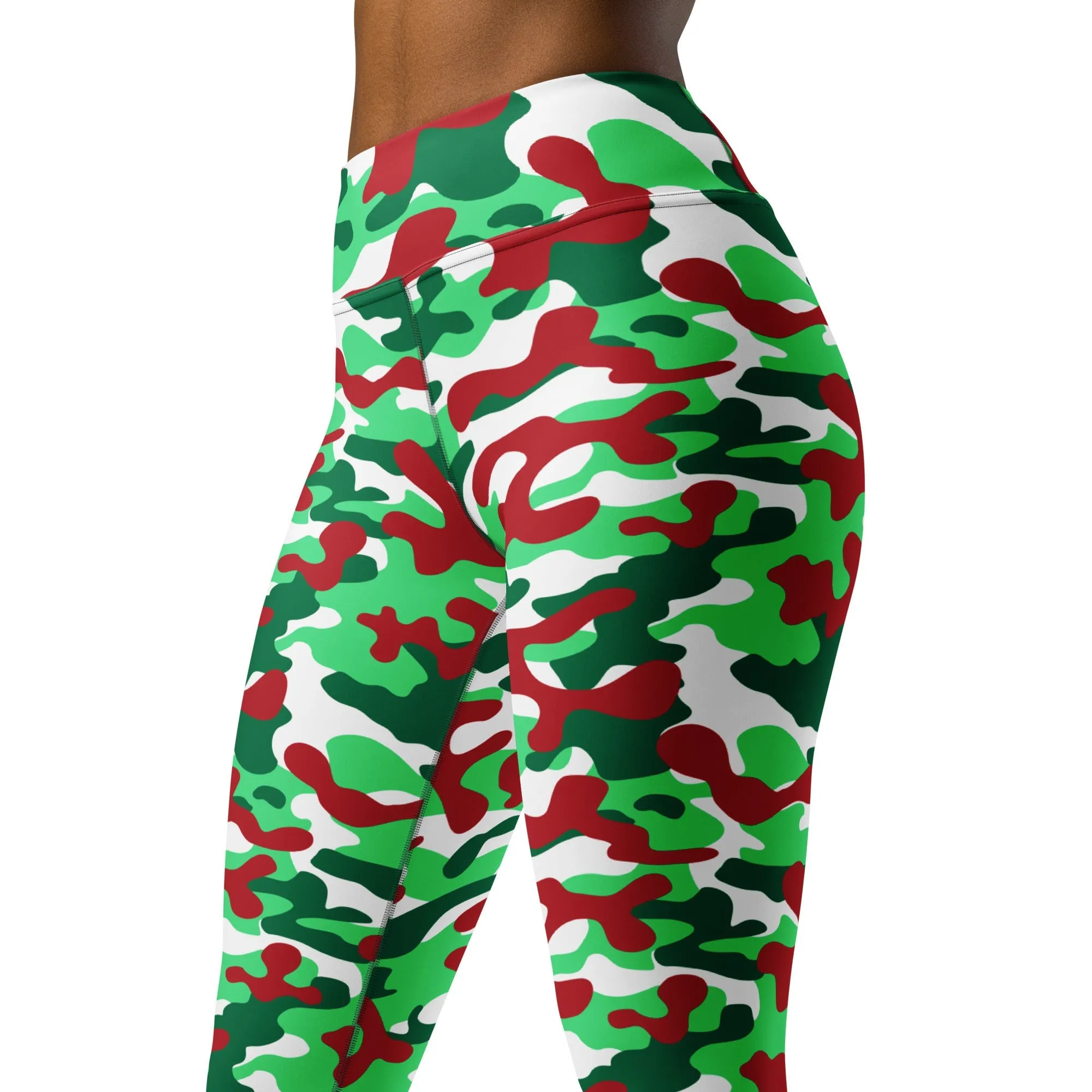 Christmas Camo Yoga Leggings