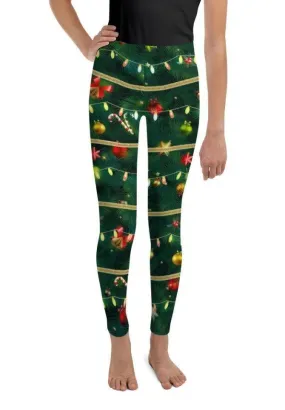 Christmas Tree Youth Leggings