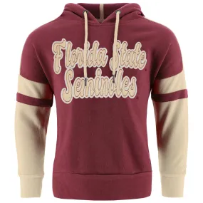 Colosseum Youth Girl's Florida State Seminoles Hooded Pullover - Garnet/Gold