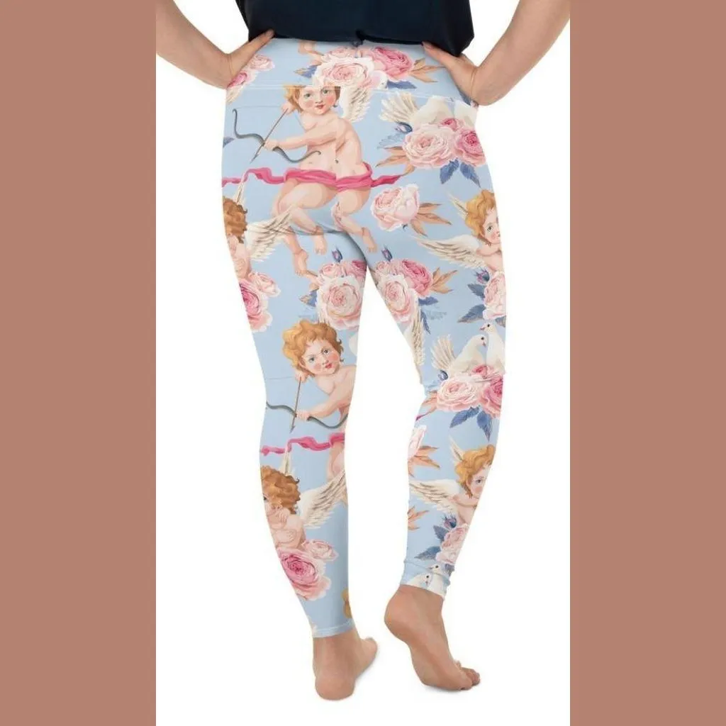 Cute Cupid Plus Size Leggings