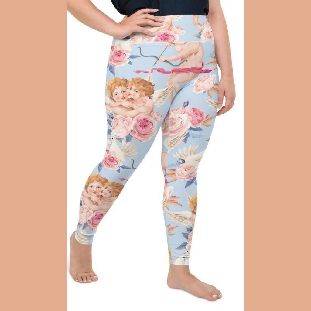 Cute Cupid Plus Size Leggings