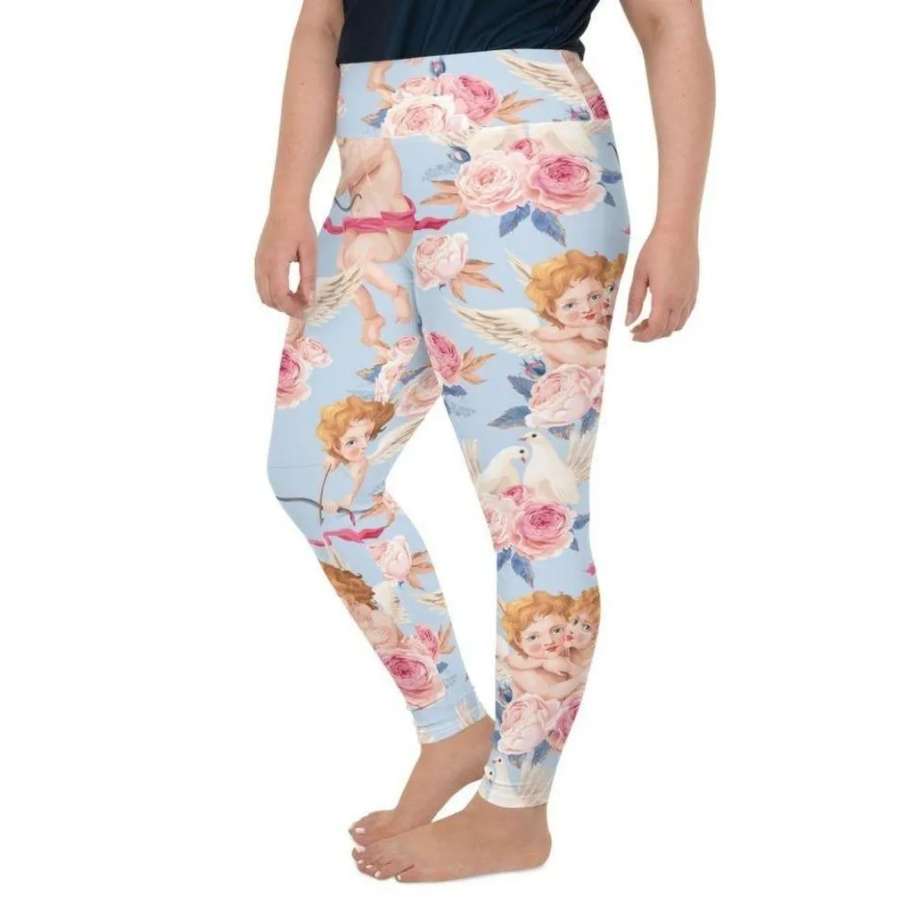 Cute Cupid Plus Size Leggings