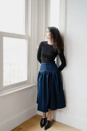 Danielle Skirt - Dark Denim