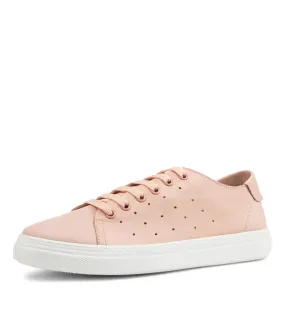 DIANA FERRARI Safrin Nude Leather Sneakers