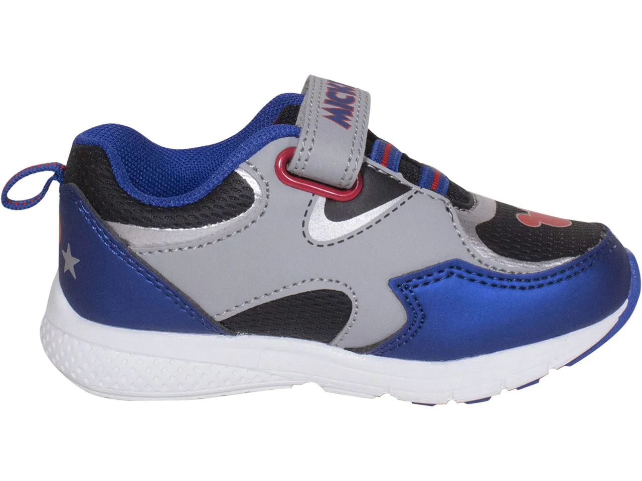 Disney Junior Mickey Mouse Clubhouse Toddler Boy's Sneakers Light Up Navy Sz: 7T