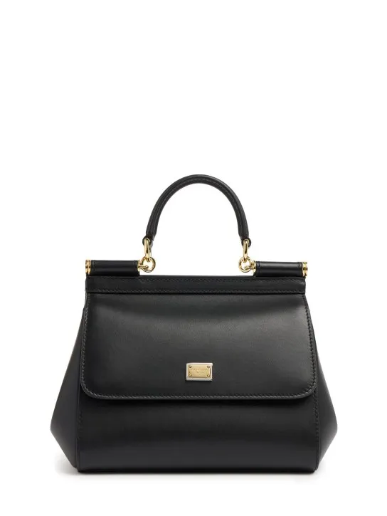 Dolce&Gabbana   Medium Sicily Dauphine leather bag 