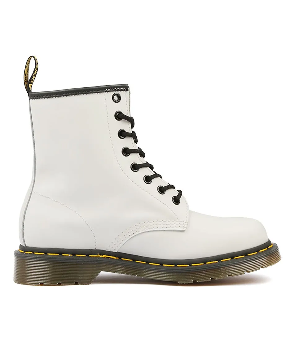 DR MARTEN 1460 8 Eye Boot White Leather