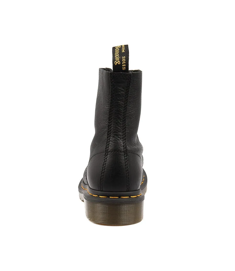 DR MARTEN Pascal 8 Eye Boot Black Leather