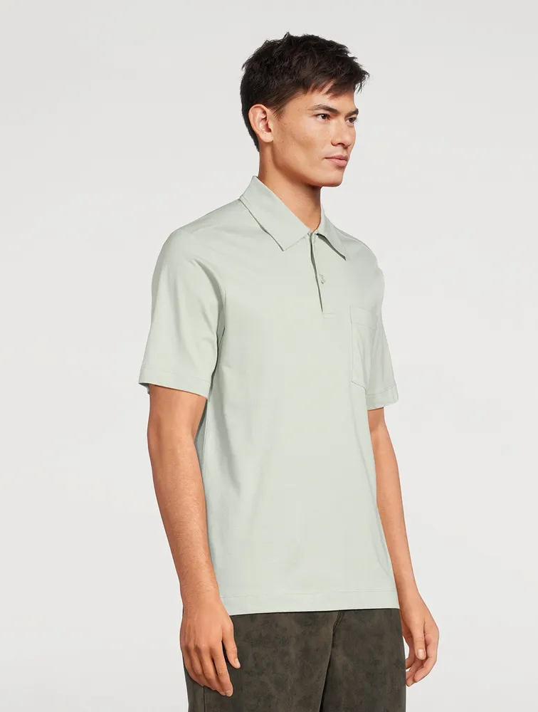 DRIES VAN NOTEN Helder Cotton Polo