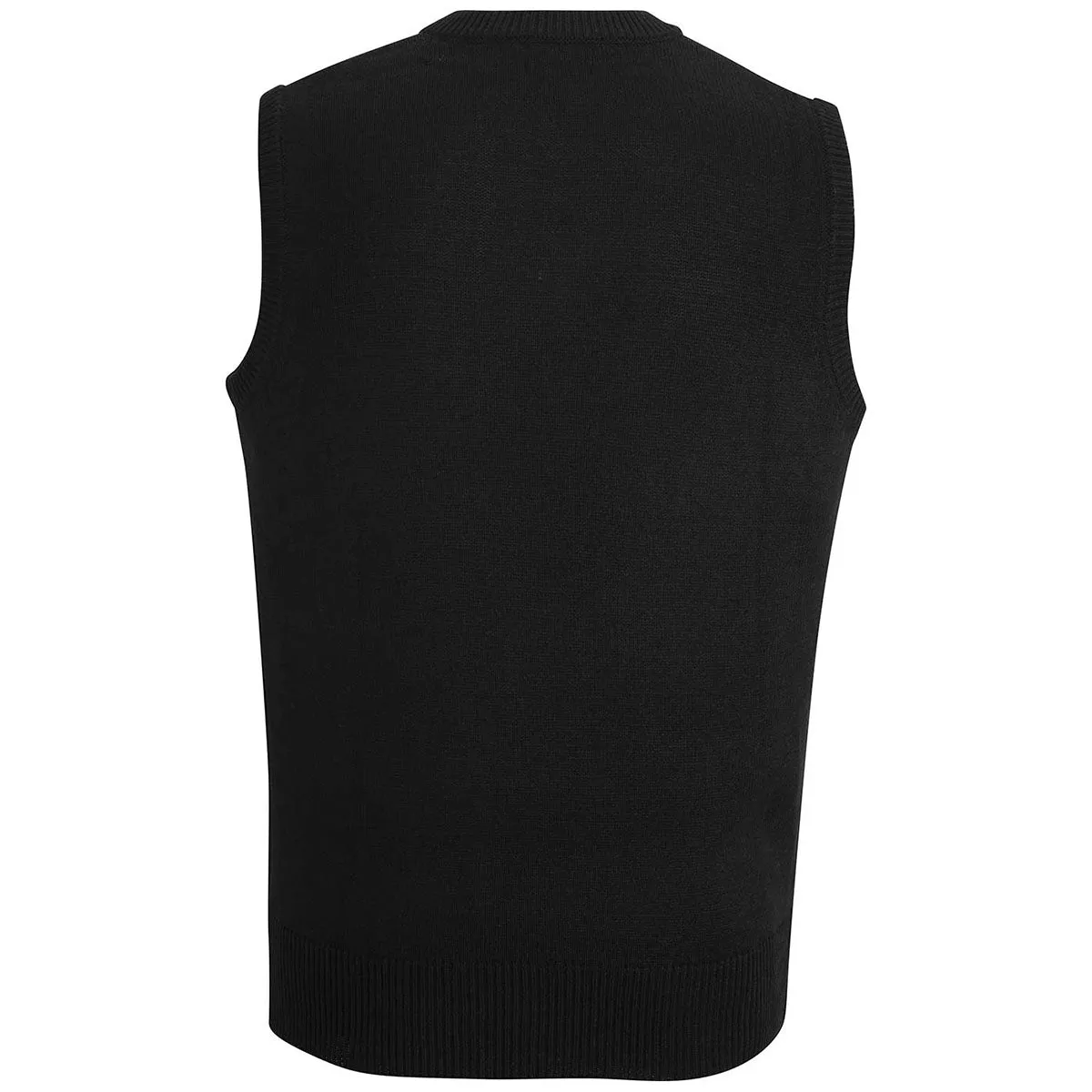 Edwards Men's Black Jersey Knit Acrylic Vest