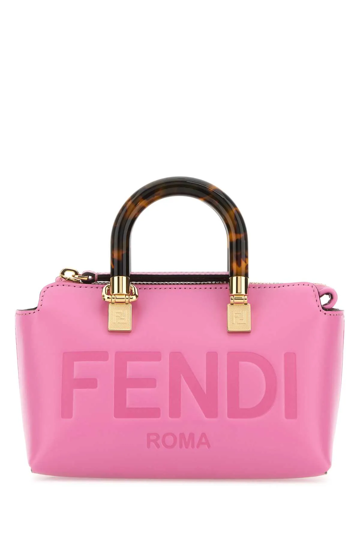 Fendi Fuchsia Leather Mini By The Way Handbag