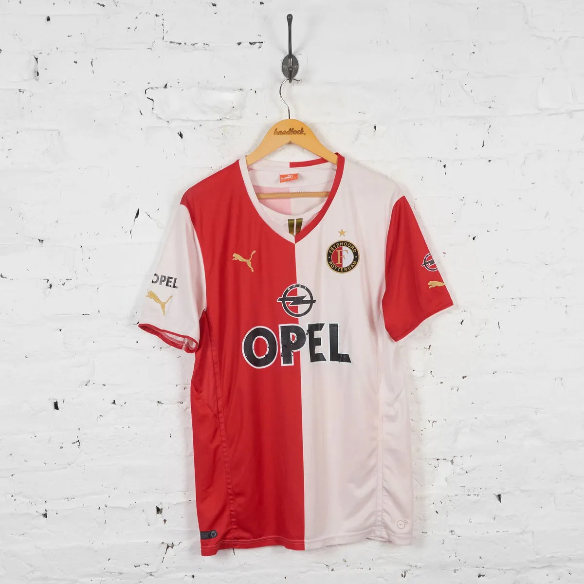 Feyenoord 2013 Puma Home Football Shirt - Red/White - XL