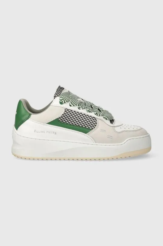 Filling Pieces leather sneakers Avenue Isla green color 52133913037