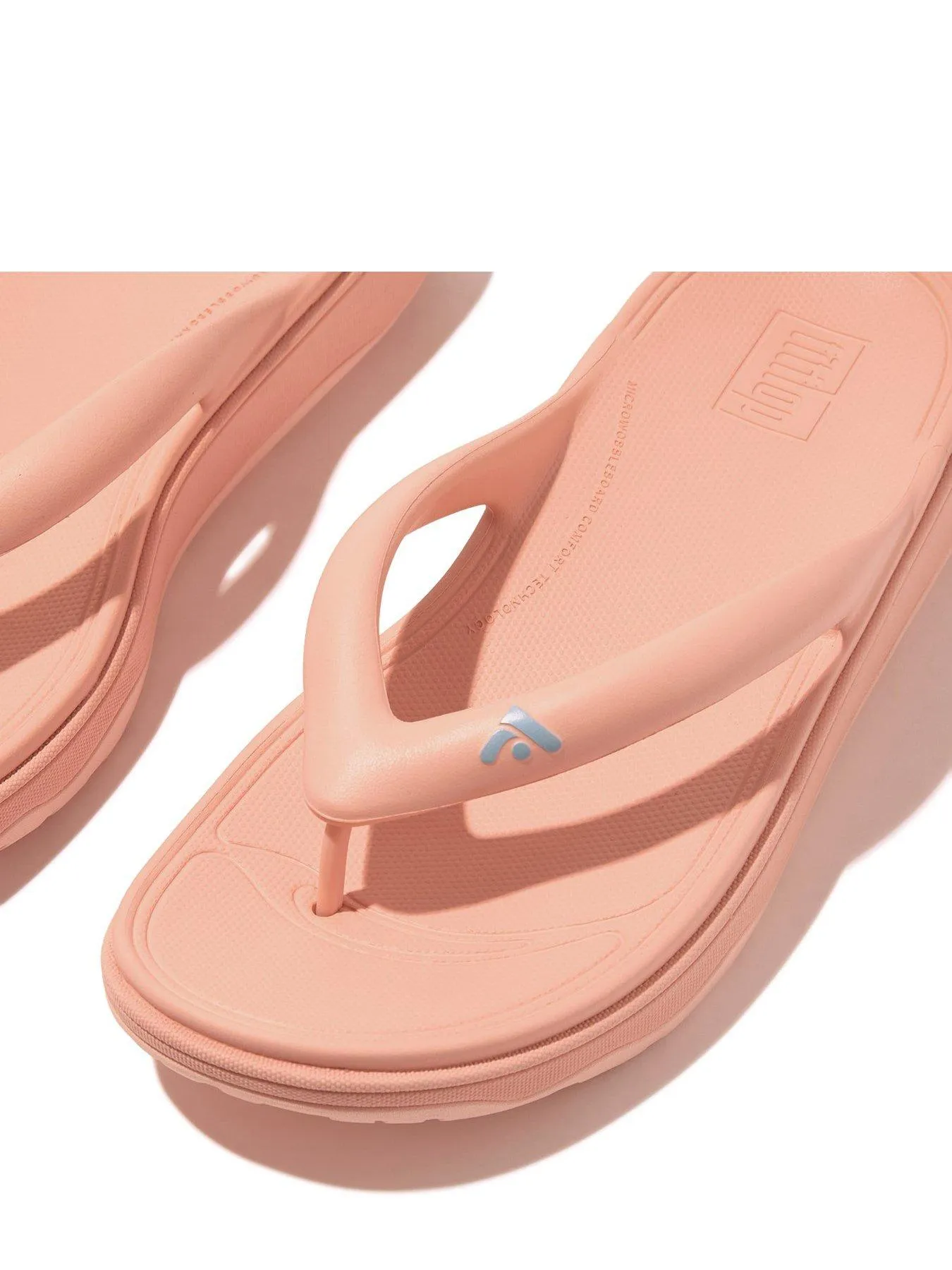 FitFlop Relieff Recovery Micro Wobbleboard Toe Post Sandals - Blushy - Pink