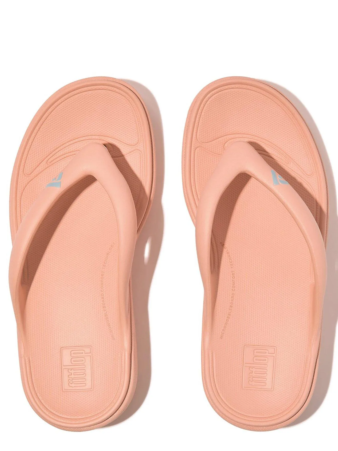 FitFlop Relieff Recovery Micro Wobbleboard Toe Post Sandals - Blushy - Pink