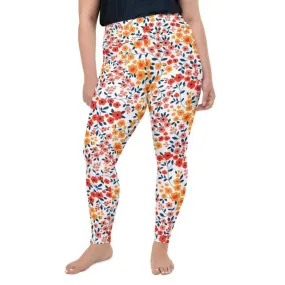 Floral Warmth Plus Size Leggings