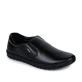 Fortune (Black) Classic Loafer Shoes For Men BM-2 By Liberty