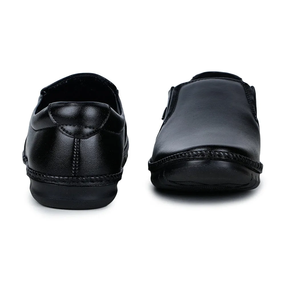 Fortune (Black) Classic Loafer Shoes For Men BM-2 By Liberty