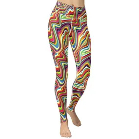 Funky Psychedelic Yoga Leggings