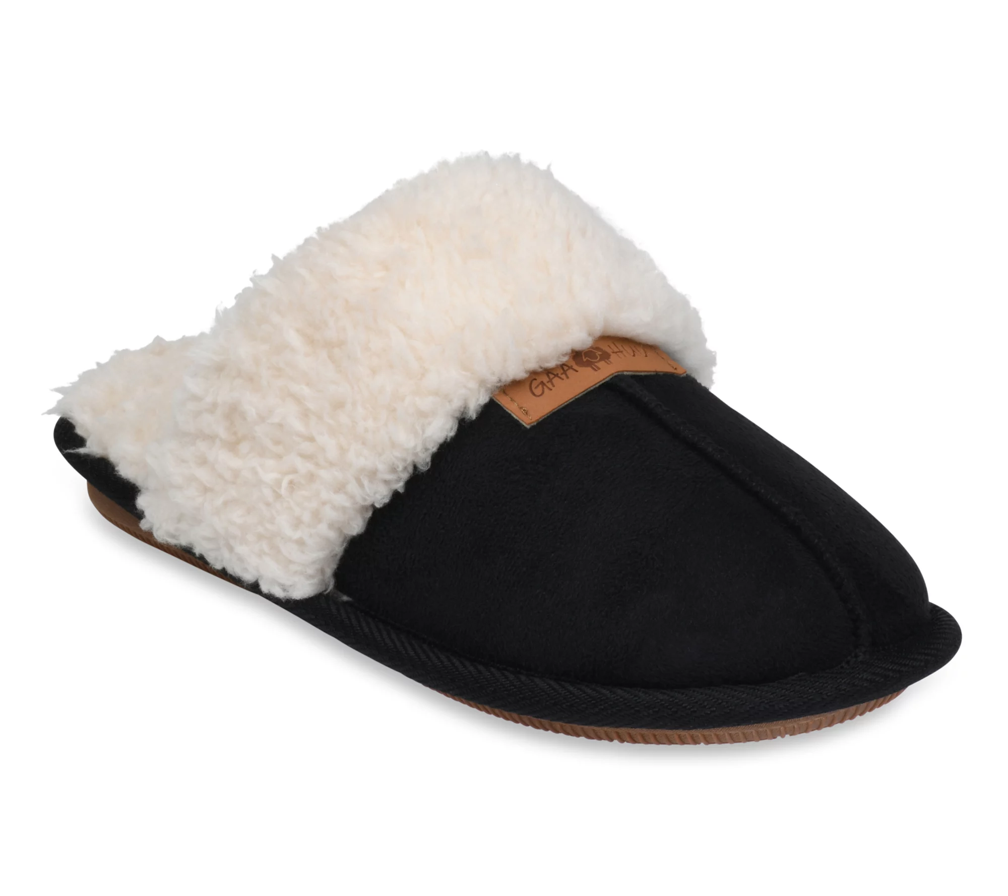 GaaHuu Memory Foam Scuff Slip-On Slipper