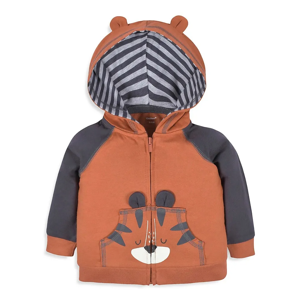 Gerber Baby's 2-Piece Tiger Hoodie and Joggers Set