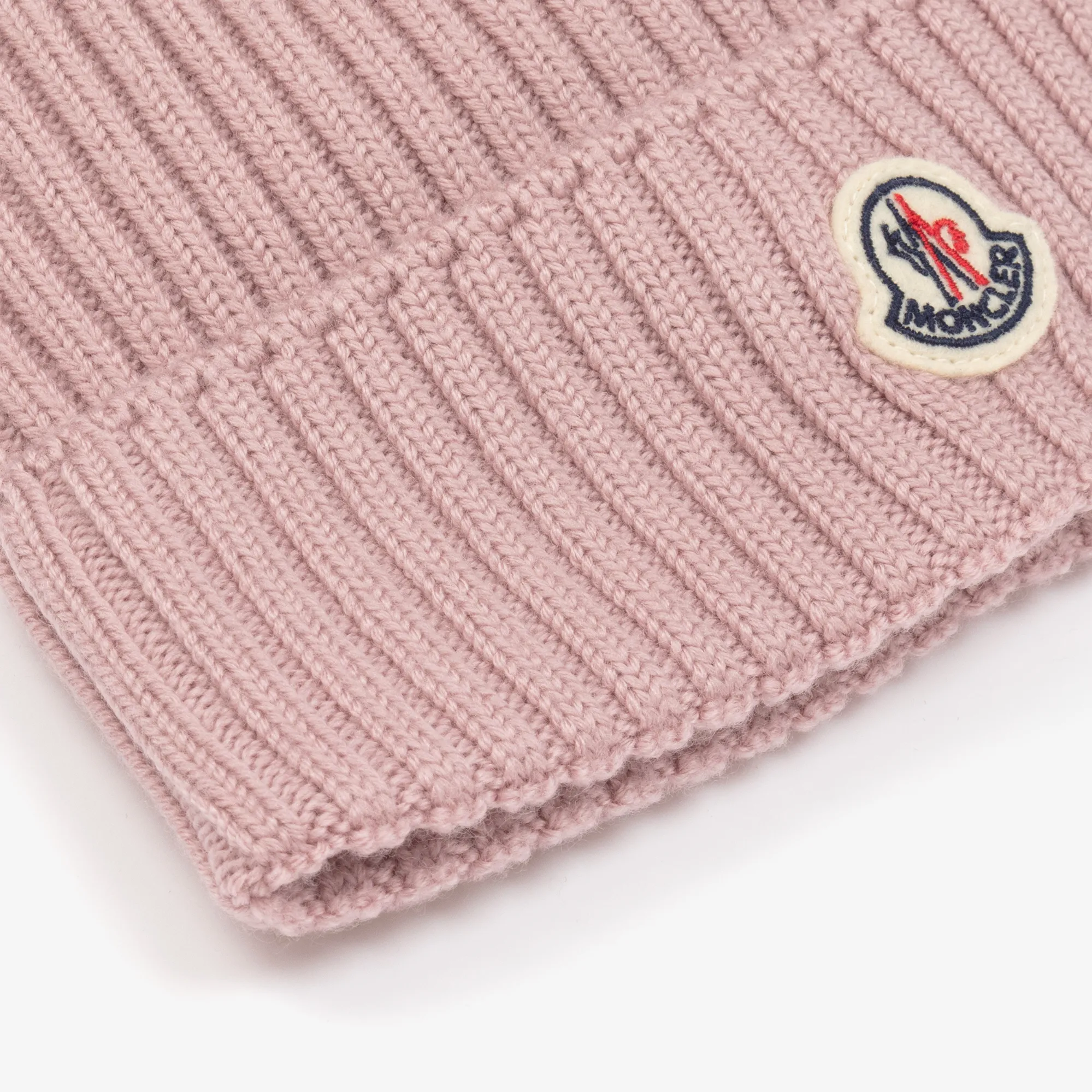 Girls Dusky Pink Wool Knit Hat