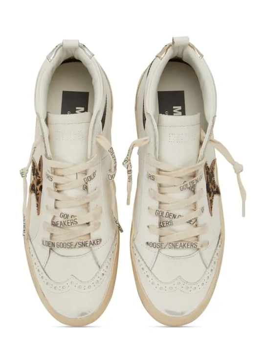 Golden Goose   20mm Mid Star leather sneakers 