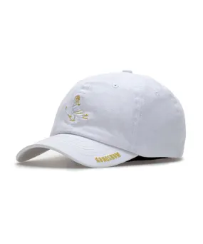 GONGSHOW WOMEN'S CHIRPERELLA STRAP BACK HAT - WHITE