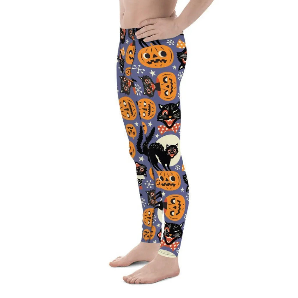 Halloween Print Men's Leggings