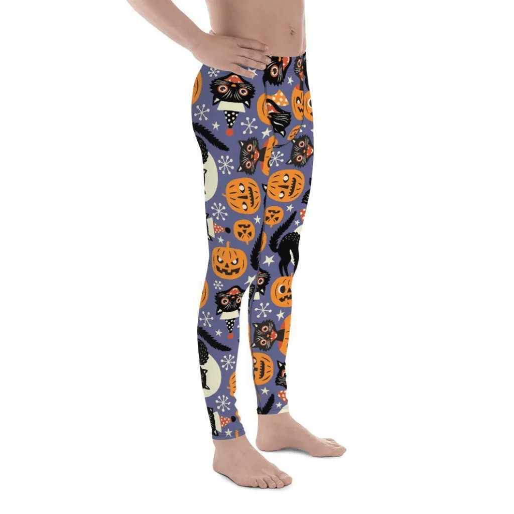 Halloween Print Men's Leggings