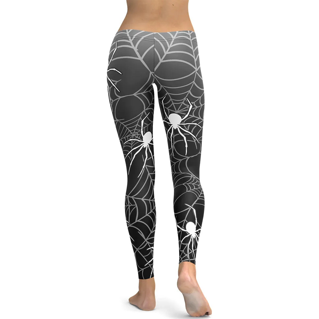 Halloween Spiderwebs Leggings