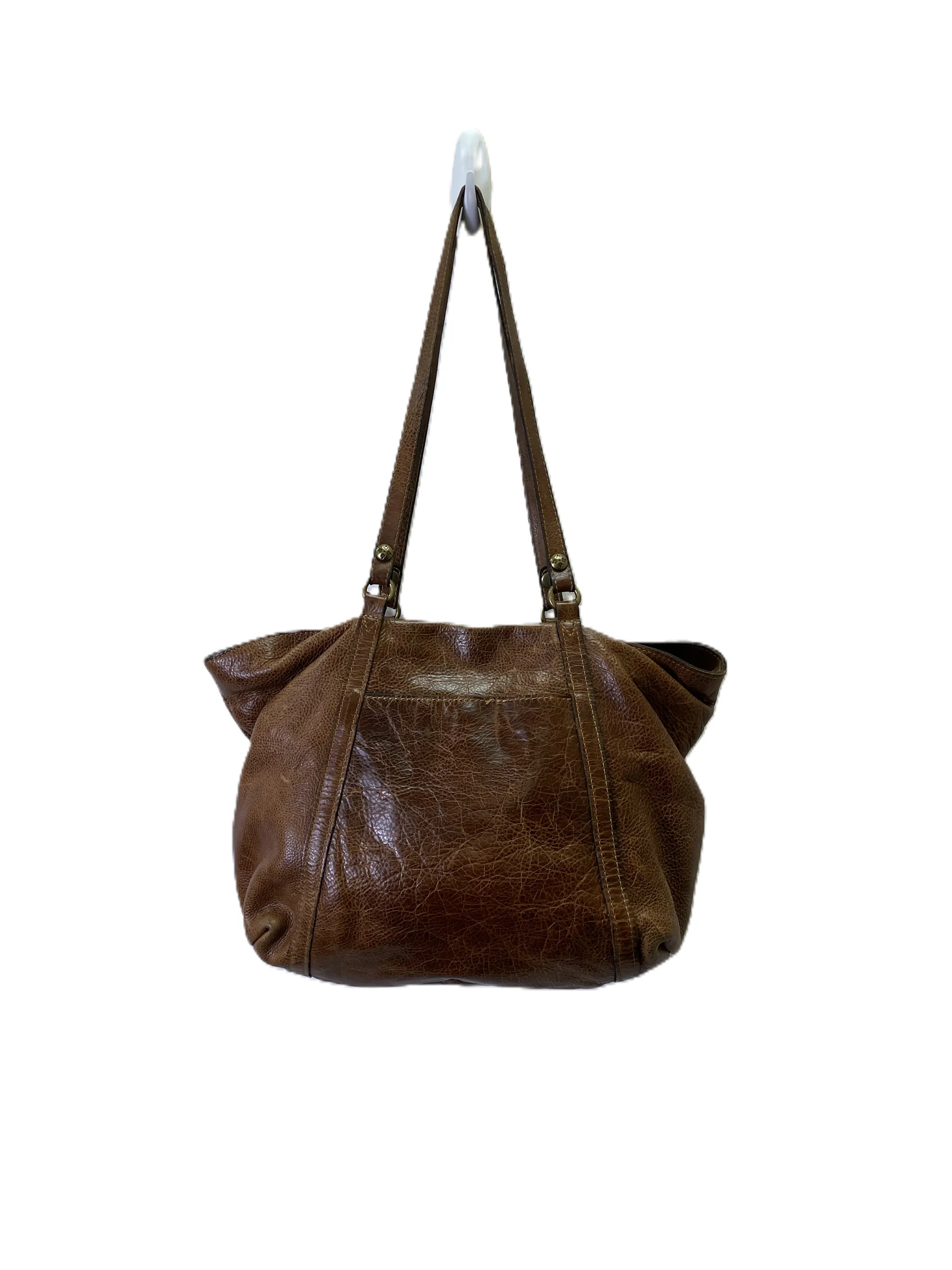 Handbag Leather By Patricia Nash, Size: Large