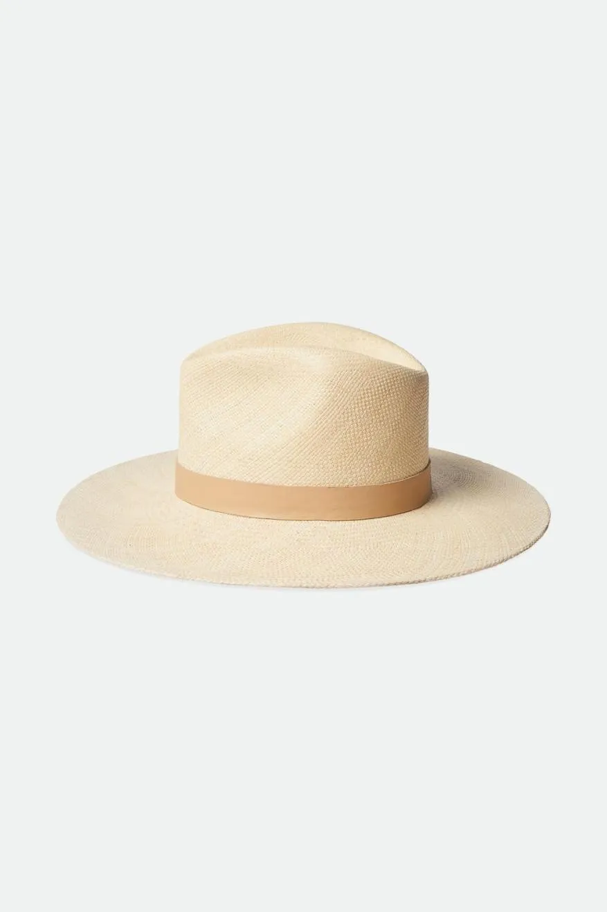 Harper Panama Straw Hat - Catalina Sand