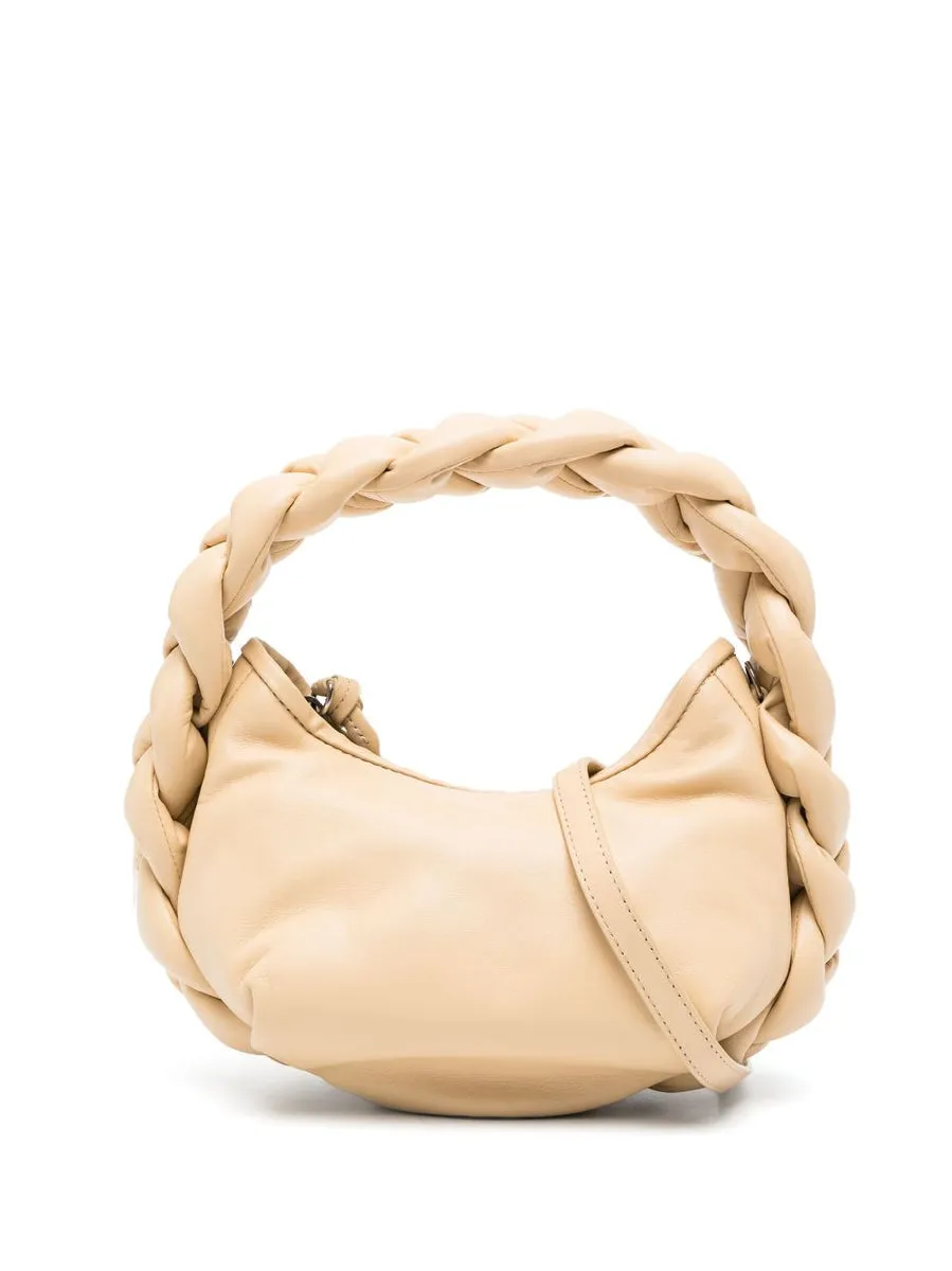 Hereu    Hereu Espiga Mini Plaited Handle Leather Handbag