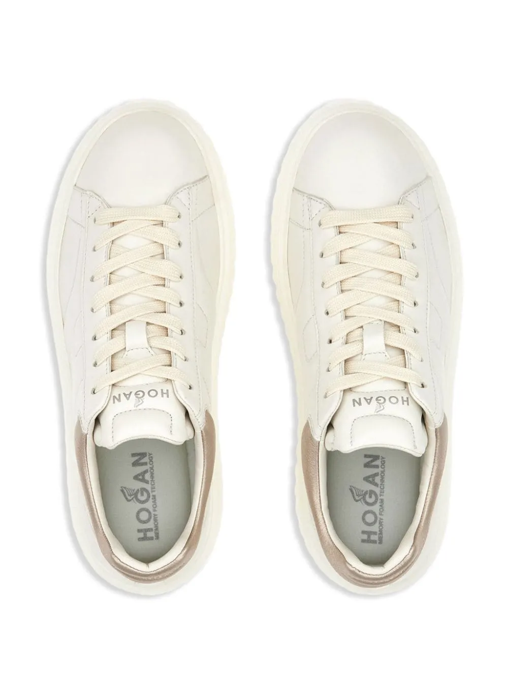 Hogan Pre    Hogan Pre H Stripes Leather Sneakers