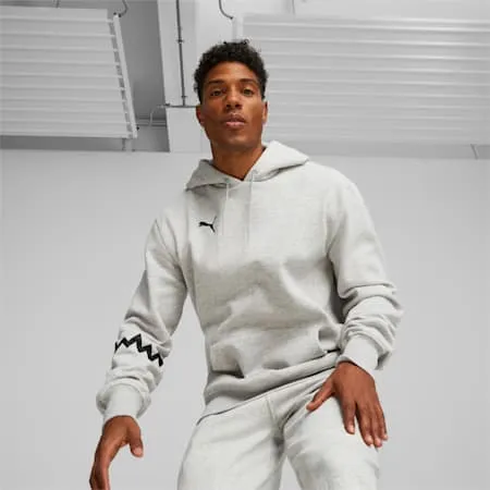 Hoops Team Basketball Men's Hoodie | Light Gray Heather | PUMA Exclusion List | PUMA 