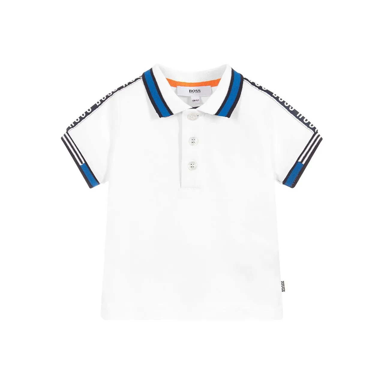 Hugo Boss Boys White Polo Shirt 