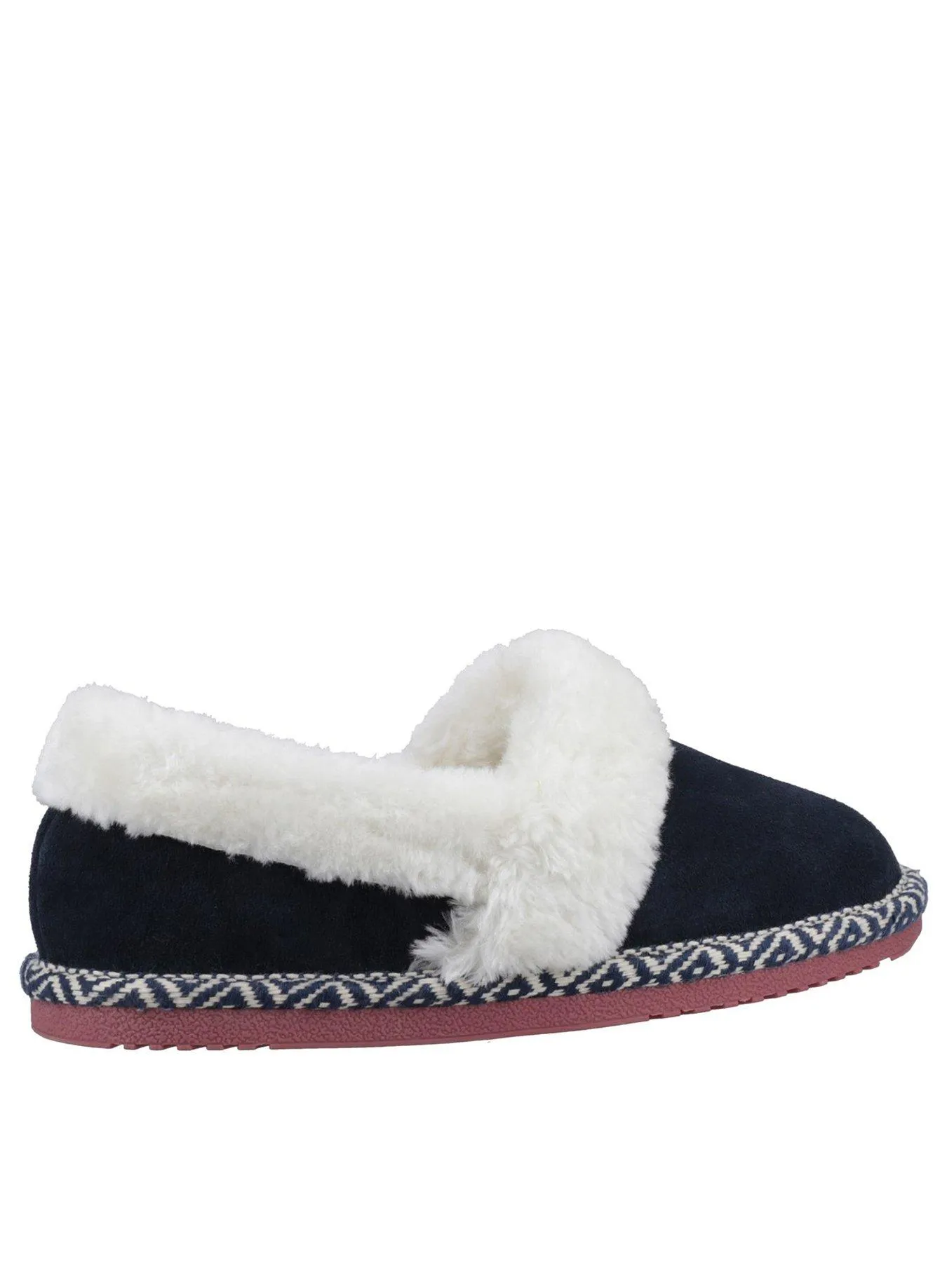 Hush Puppies Ariel Aztec Slipper - Navy