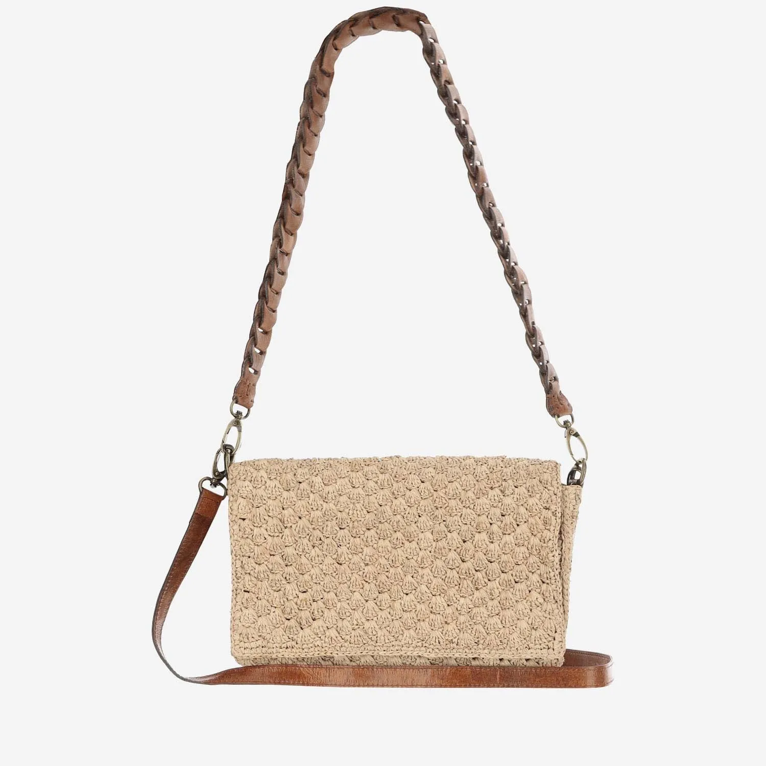 Ibeliv    Ibeliv Sonia Bag In Raffia And Leather