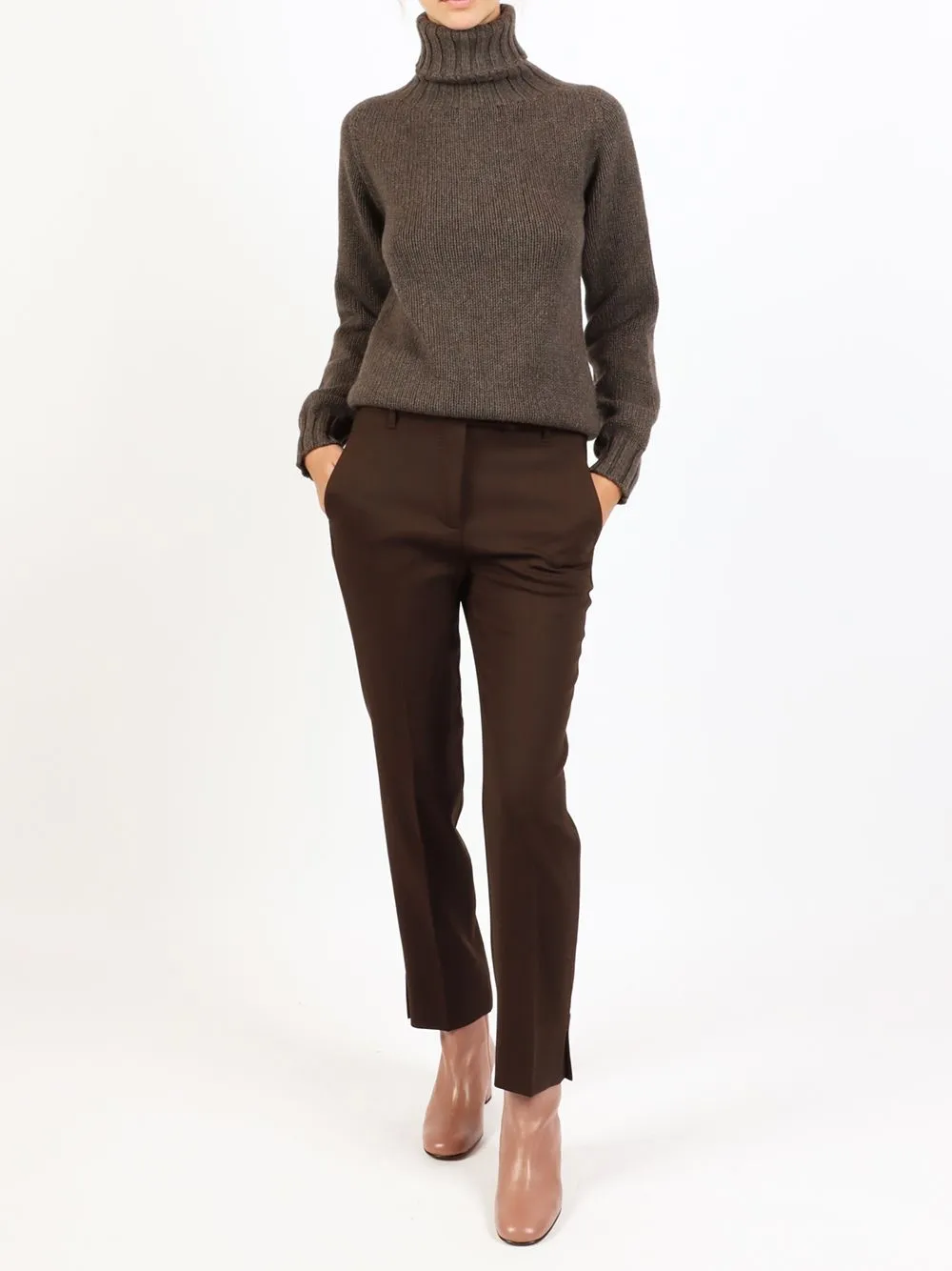 INCOTEX Kimana - Slim-fit trousers in certified two-way stretch wool 