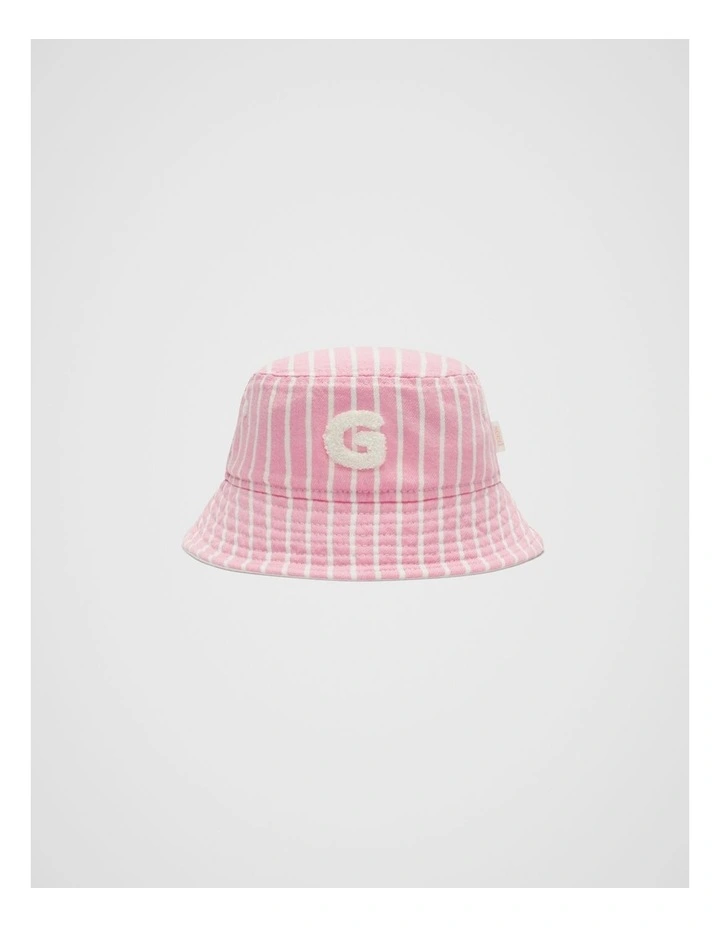 Initial Stripe Sun Hat in G