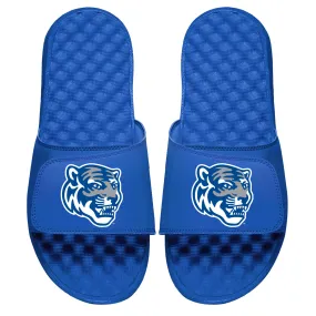 ISlide Memphis Tigers Unisex Youth Royal Mascot Design Slide Sandals