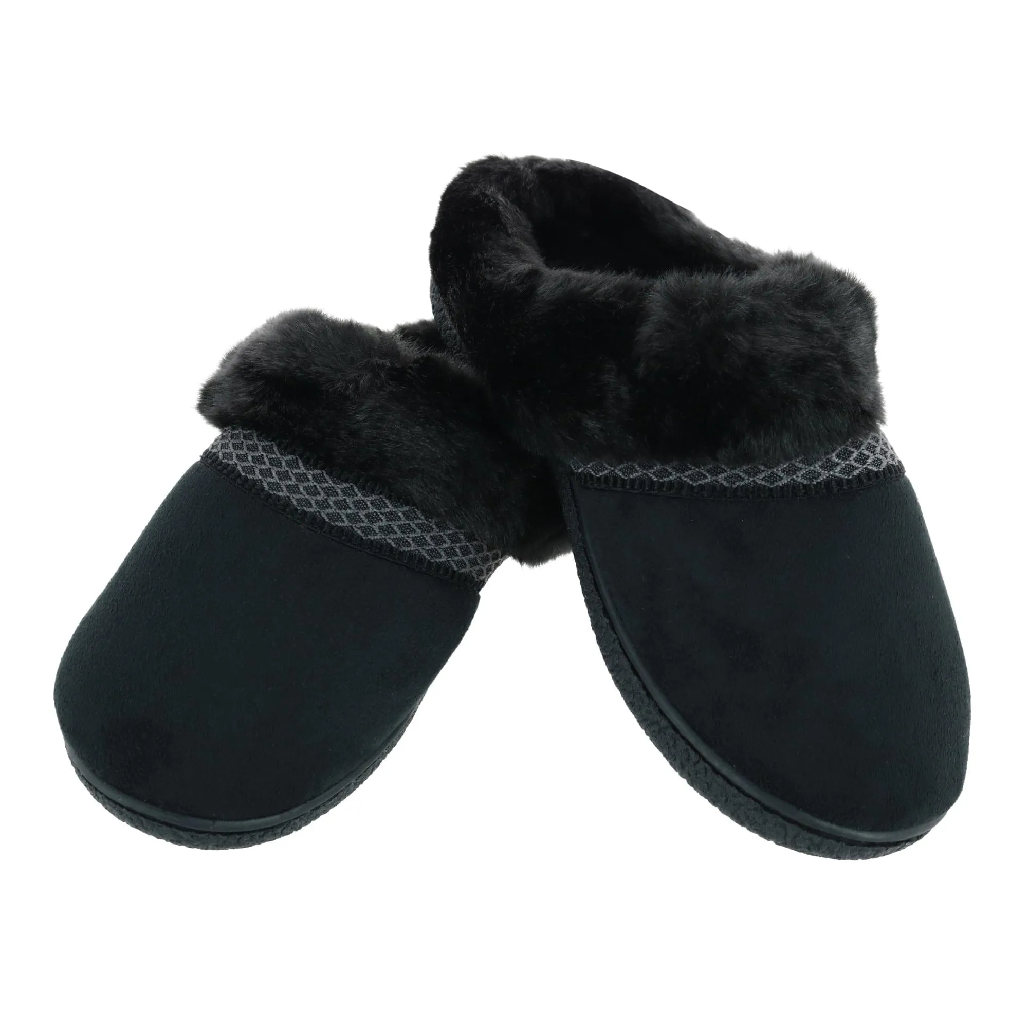 Isotoner Women's Microsuede Mallory Hoodback Slipper