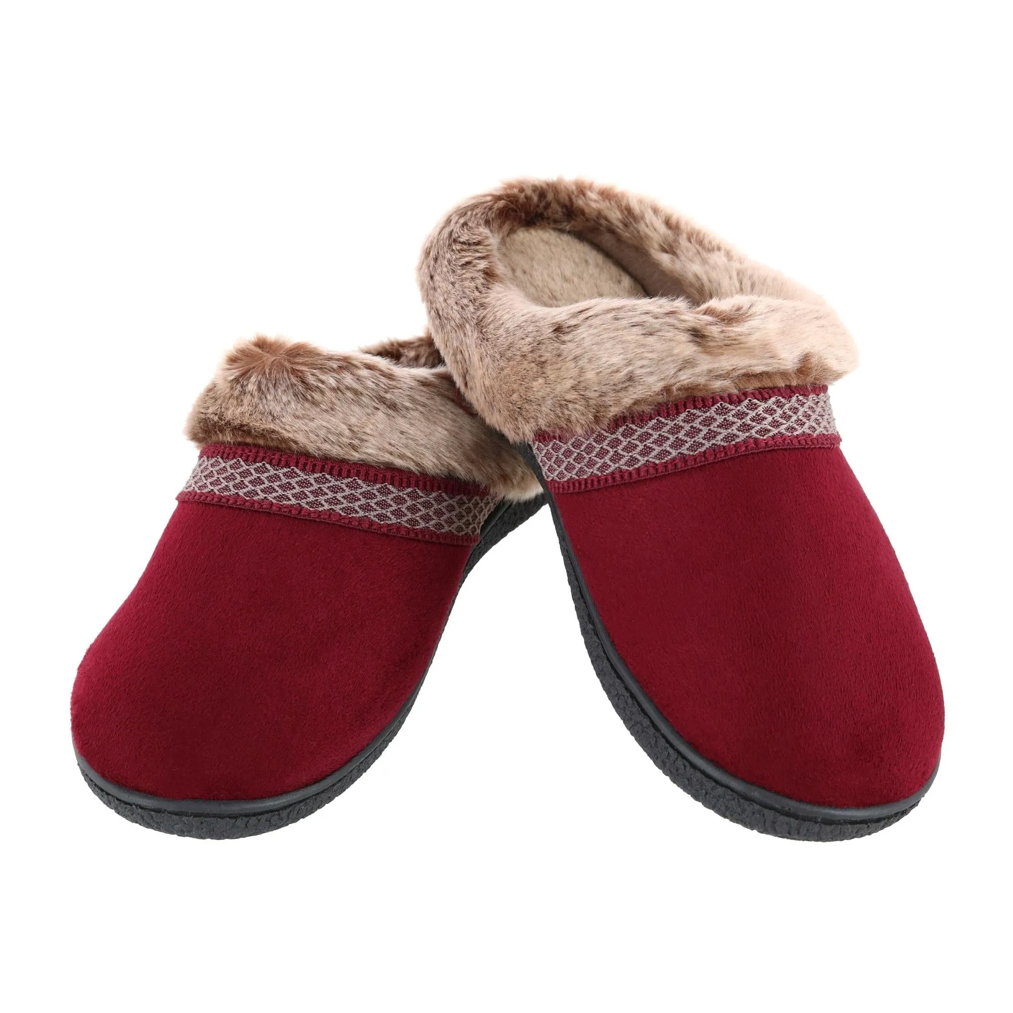 Isotoner Women's Microsuede Mallory Hoodback Slipper