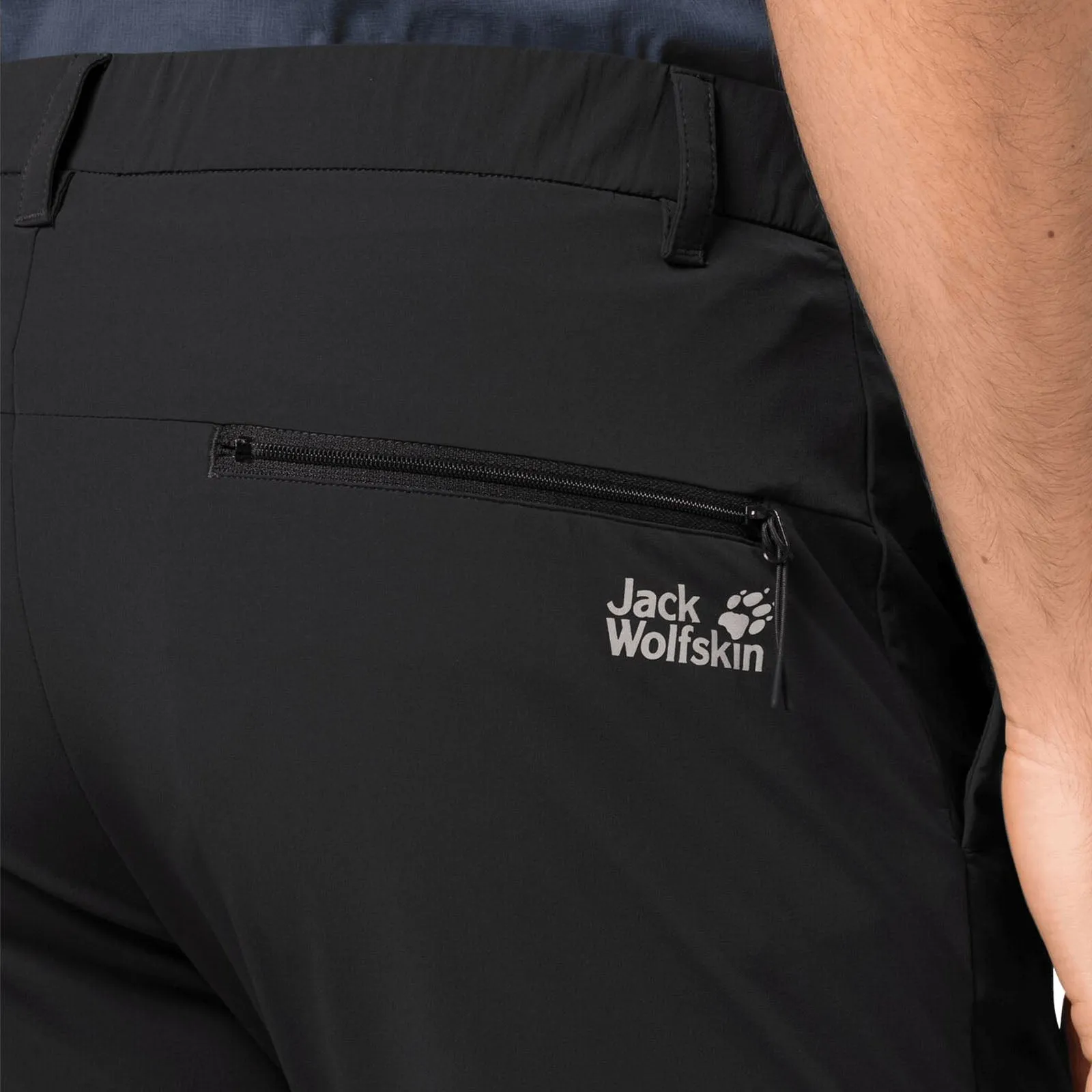 Jack Wolfskin Mens Pack & Go Walking Trousers - Black