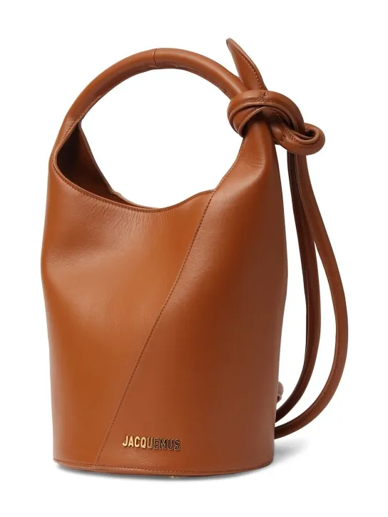 Jacquemus   Le Petit Tourni smooth leather bag 