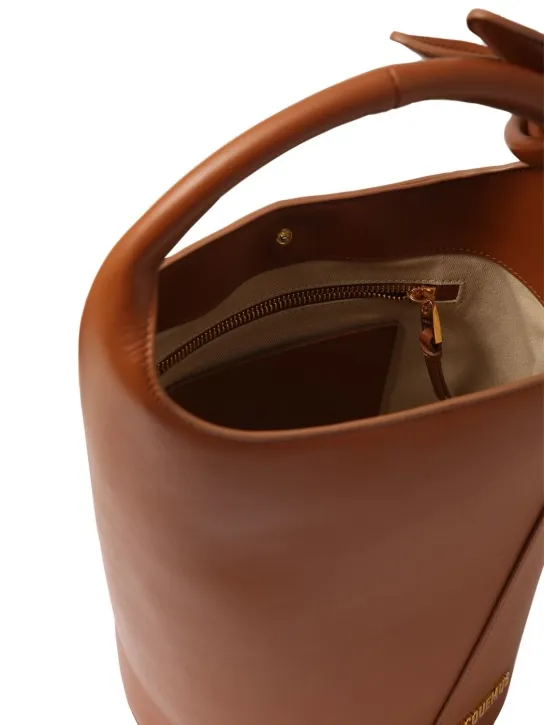 Jacquemus   Le Petit Tourni smooth leather bag 