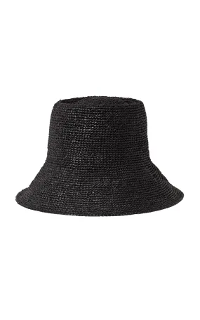 Janessa Leone Felix Handwoven Raffia Bucket Hat